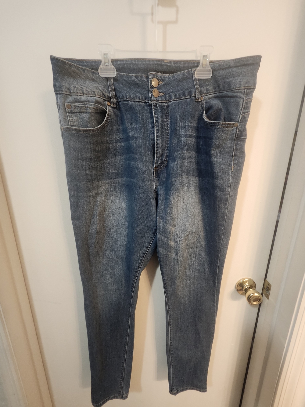 d. jeans Women's Skinny Washed Blue Jeans